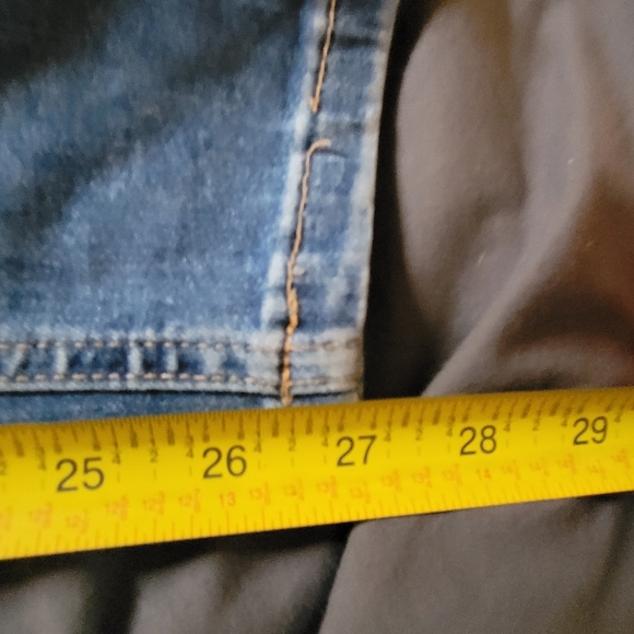 Free People We The Free Riley Back Seam Jeans Size 28" 28 x 27 High Rise - Picture 7 of 7